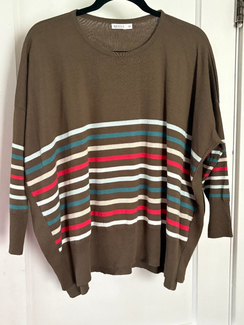 Mersea Catalina Sweater with Heart Patch Detail